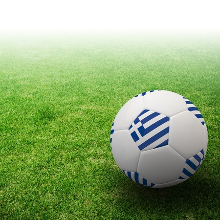 3d footballの写真素材
