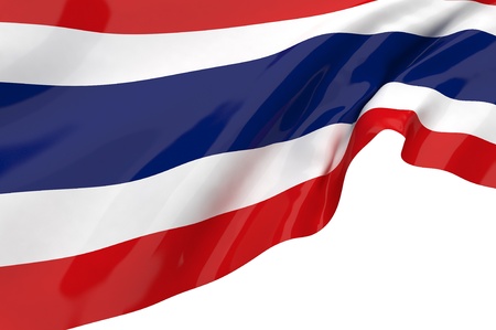 Illustration flags of Thailandの写真素材