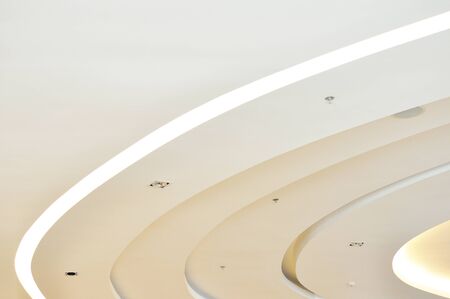 Modern ceiling lightsの写真素材