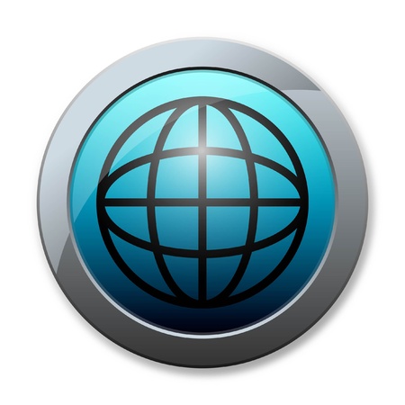 Botton icon business on white backgroundの写真素材