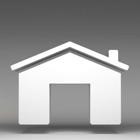 3d home iconの写真素材