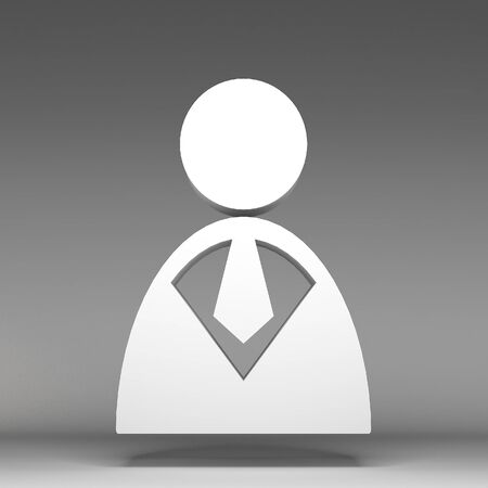 3d business man iconの写真素材