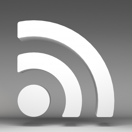 3d Wireless Network iconの写真素材