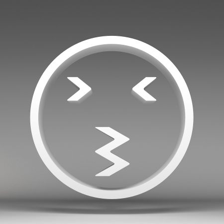 3d of characters emoticonsの写真素材