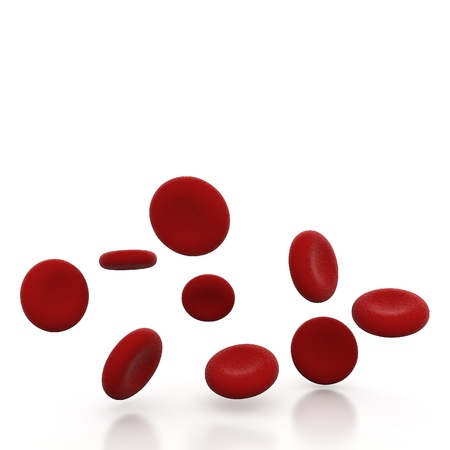 Stream of blood cellsの写真素材