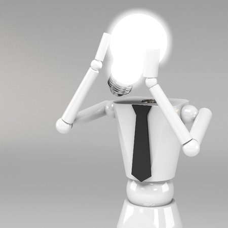 3d business manの写真素材