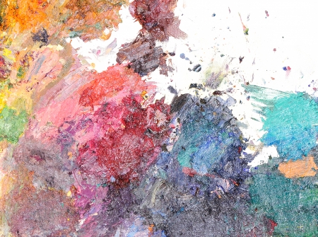 Brush stroke texture oil colorの写真素材