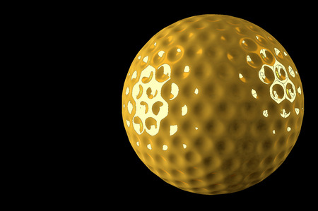 3d Golf ballの写真素材