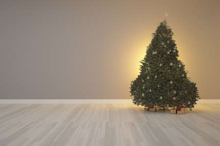 3d rendering interior decoration empty room