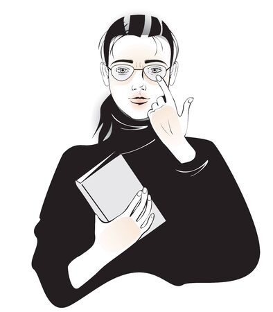 student girlのイラスト素材