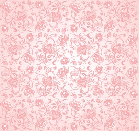 floral design pinkyのイラスト素材