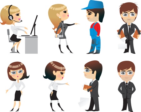 profession, office,characterのイラスト素材
