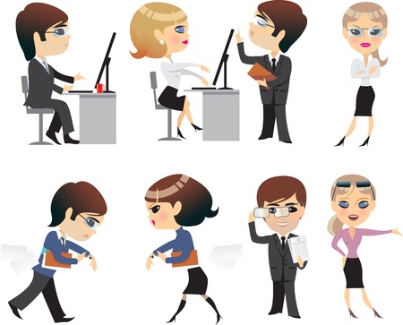 profession, office,characterのイラスト素材