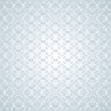 floral design blue-grey backgroundのイラスト素材