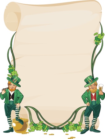 gnom and paper irish holidayの写真素材