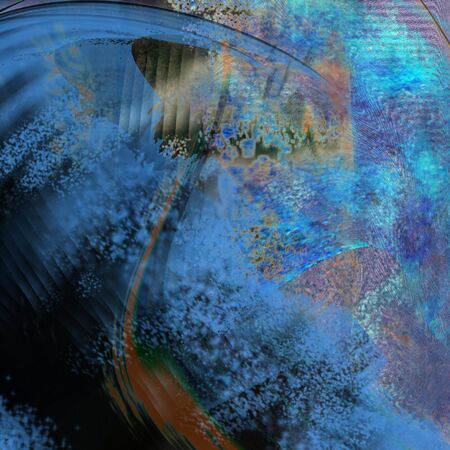feather bird on dark backgroundの写真素材