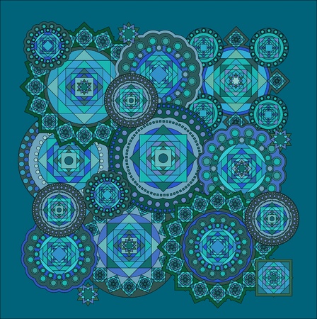 geometric design , paper pattern  backgroundの写真素材