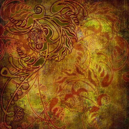 floral design darkの写真素材