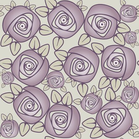 floral design violet roses,seamless backgroundのイラスト素材