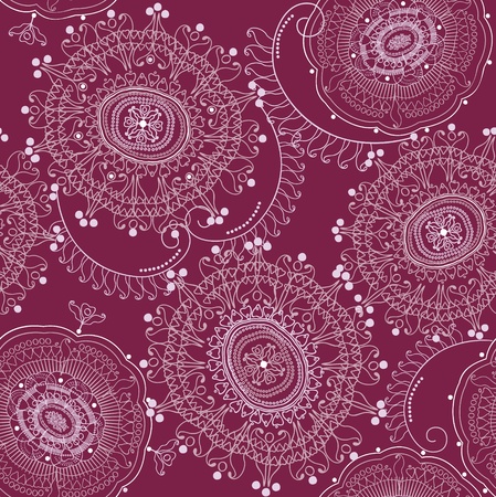 floral pattern seamlessのイラスト素材