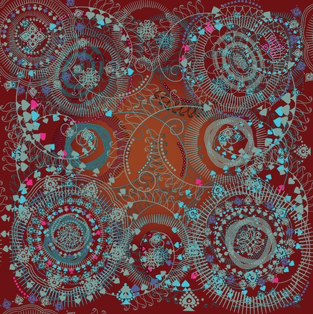 floral pattern seamlessのイラスト素材