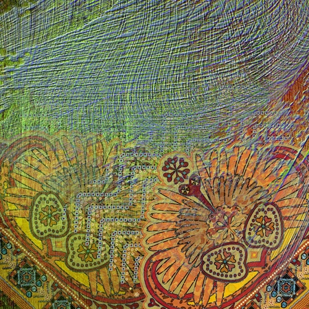 scratches, light blue, turquoise backgroundの写真素材