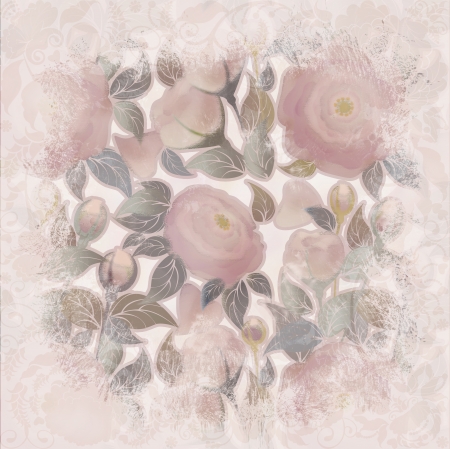 floral design pastel color lightの写真素材