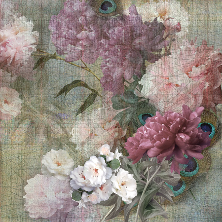 scrapbooking, album backgroundの写真素材