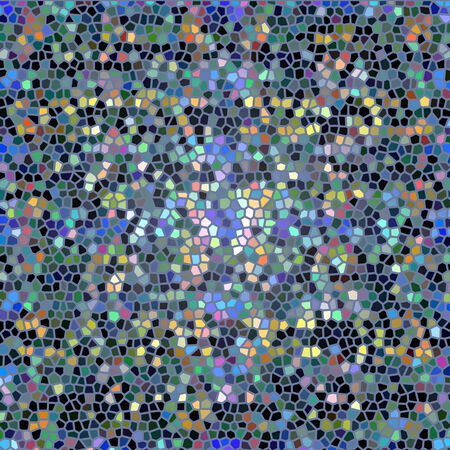 abstract mottled mosaic surfaceの写真素材