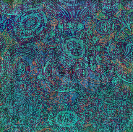 floral design, retro patternの写真素材