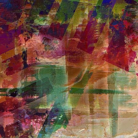 abstract dirty spotted background, red and greenの写真素材