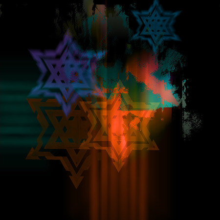 abstract dark dirty spotted wallの写真素材