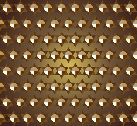 geometrical seamless golden stars patternのイラスト素材