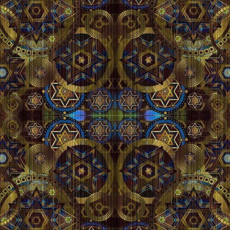 abstract  wintage geometrical  design darkの写真素材