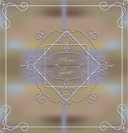 lace board on a beige seamless pattern のイラスト素材