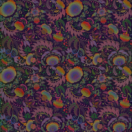 dark  motley floral designの写真素材