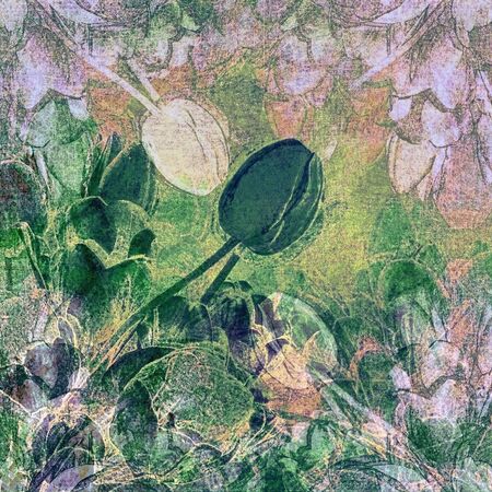 abstract floral shabby pink  surfaceの写真素材