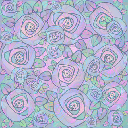 simple seamless pattern stylized resesの写真素材