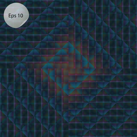 abstract geometric construction, dark blue,squaresのイラスト素材
