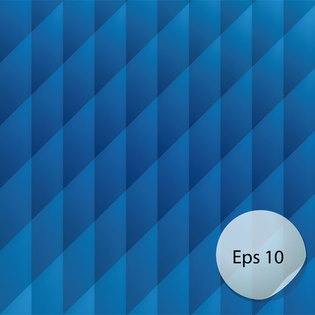 abstract geometric construction, blue diamondのイラスト素材