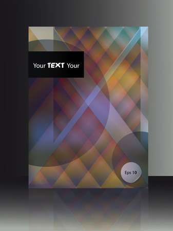 cover booklet abstract geometrical backgroundのイラスト素材