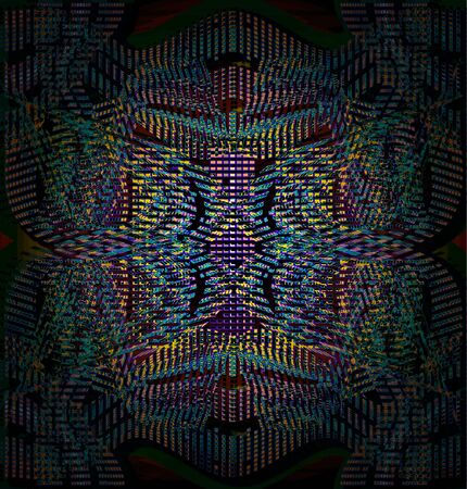 abstract  bright mosaic geometrical backgroundの写真素材