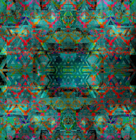 abstract motley vivid spotted red-green backgroundの写真素材