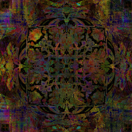 abstract background, colored shabby textureの写真素材