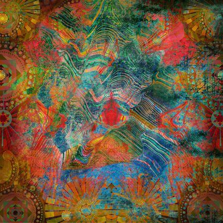 motley spotted abstract backgroundの写真素材