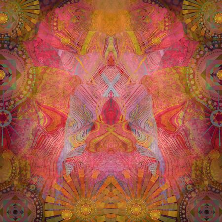 pink abstract background, geometrical patternの写真素材