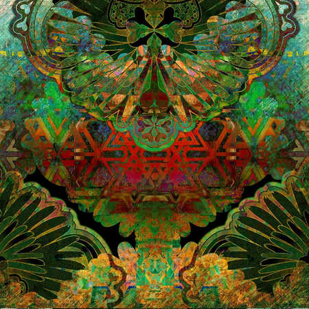abstract motley vivid spotted backgroundの写真素材