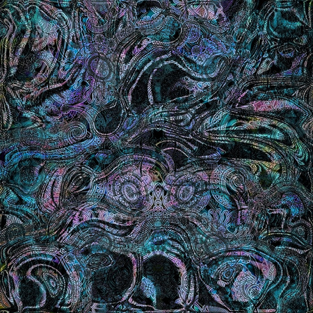 abstract  twisted shapes, motley background