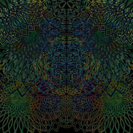 abstract colored geometrical shapes, shabby surfaceの写真素材