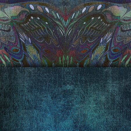 motley abstract ornamentm, shabby, rough backgroundの写真素材